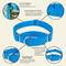 Show in main carousel: Country Brook Design Heavyduty Nylon Martingale Dog Collar, Ice Blue, X-Large: 23 to 31-in neck, 1-in wide slide 9 of 10