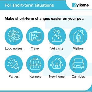 Vetoquinol Zylkene 75-mg Capsules Calming Supplement for Small Dogs & Cats, 14 count