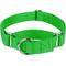 Show in main carousel: Country Brook Design Heavyduty Nylon Martingale Dog Collar, Hot Green, Medium: 15 to 21-in neck, 1-in wide slide 1 of 10