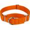 Show in main carousel: Country Brook Design Heavyduty Nylon Martingale Dog Collar, Orange, Small: 11 to 15-in neck, 3/4-in wide slide 1 of 10