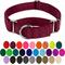 Show in main carousel: Country Brook Design Heavyduty Nylon Martingale Dog Collar, Burgundy, Medium: 15 to 21-in neck, 1-in wide slide 5 of 10