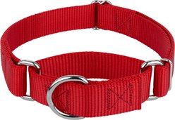 Country Brook Design Heavyduty Nylon Martingale Dog Collar, Red, X-Large: 23 to 31-in neck, 1-in wide