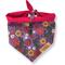 Show in main carousel: Slobber Threads Purple Flowers Dog Bandana, Small slide 1 of 3