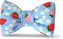 Slobber Threads Strawberry Patch Dog Bowtie
