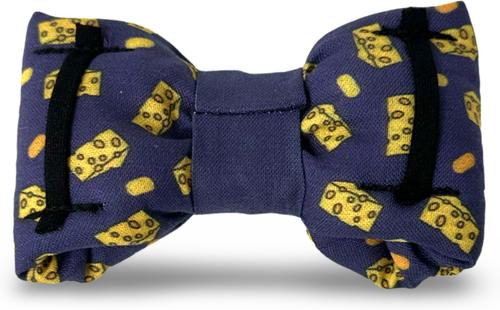 Show full view: Slobber Threads Cheese Tax Dog Bowtie slide 2 of 2