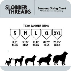 Slobber Threads Tropical Vibin' Dog Bandana, Large slide 2 of 3