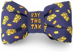 Slobber Threads Cheese Tax Dog Bowtie