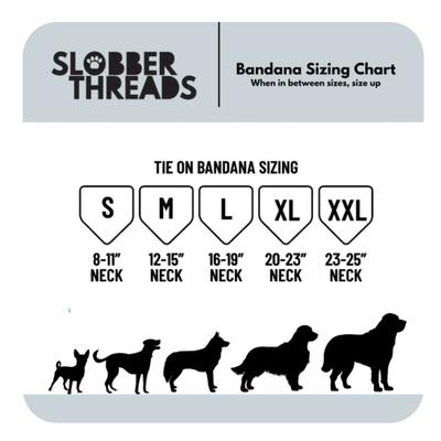Show full view: Slobber Threads Let's Go Camping Dog Bandana, Small slide 4 of 4
