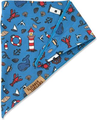 Show full view: Slobber Threads Cape Coddin' Nautical Dog Bandana, Small slide 2 of 3