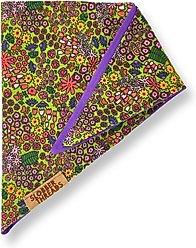 Slobber Threads Garden Party Floral Dog Bandana, Small slide 2 of 3