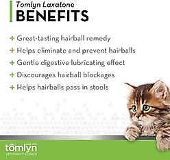 Tomlyn Laxatone Tuna Flavored Gel Hairball Control Supplement for Cats, 4.25-oz slide 2 of 9