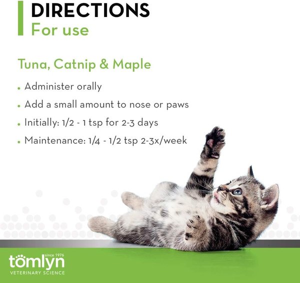 Show full view: Tomlyn Laxatone Tuna Flavored Gel Hairball Control Supplement for Cats, 4.25-oz slide 6 of 10