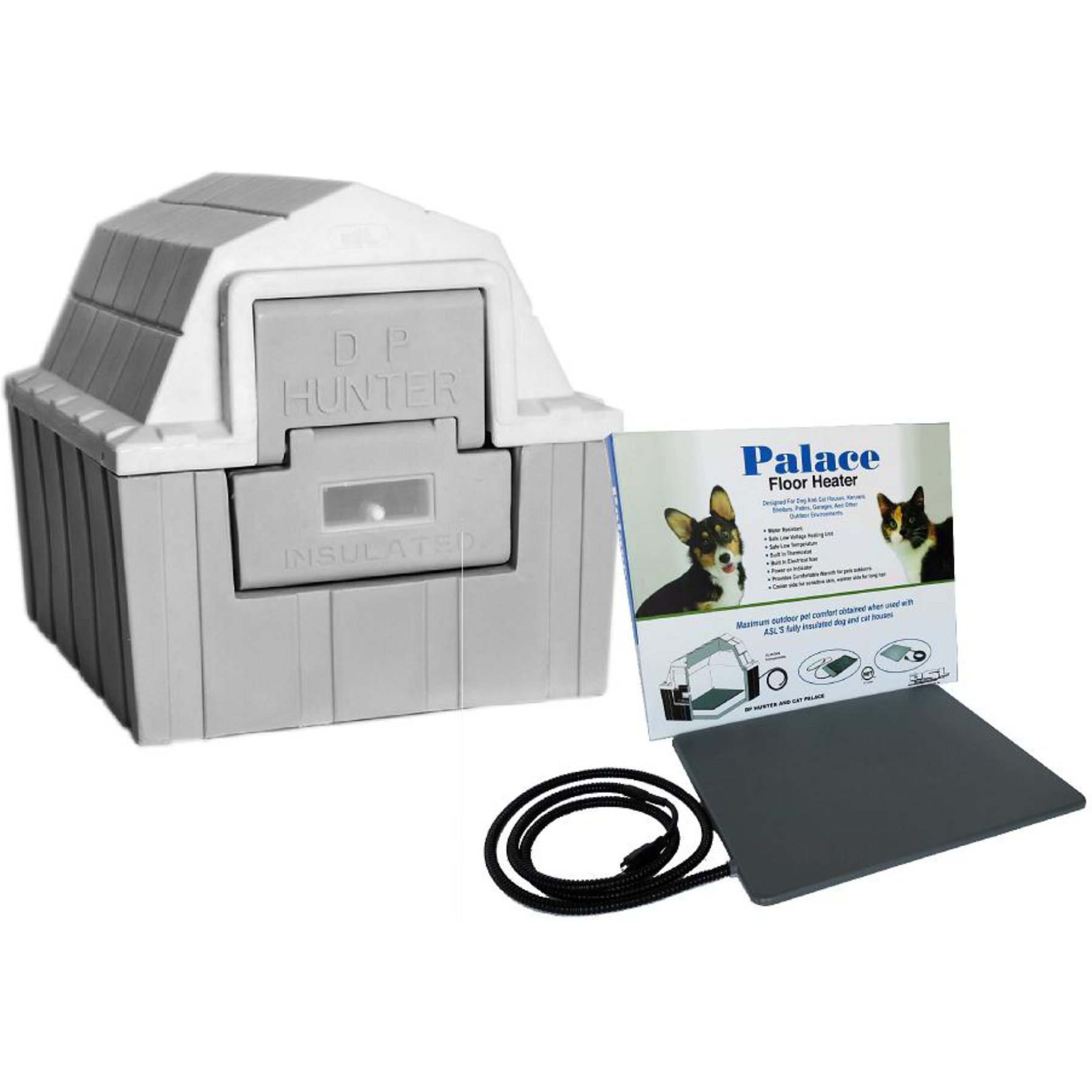 Dog Palace DP Hunter Dog House & Heating Pad