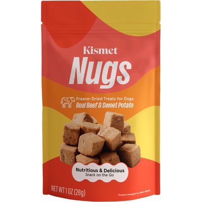 Kismet Kismet Beef & Sweet Potato Nugs Freeze-Dried Dog Treats, 10-oz bundle