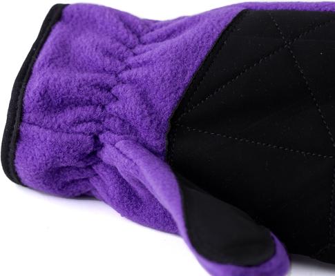 Show full view: Horze Kids Fleece Horse Riding Gloves, Sultry Violet, 6 slide 5 of 6