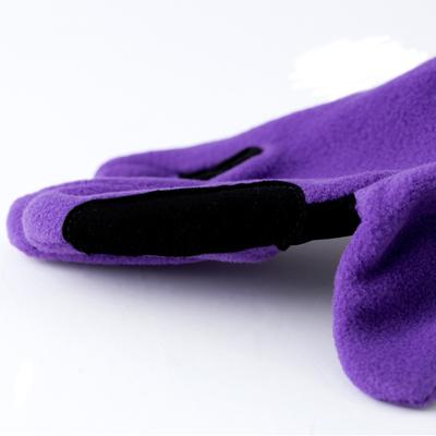 Show full view: Horze Kids Fleece Horse Riding Gloves, Sultry Violet, 6 slide 6 of 6