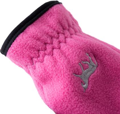 Show full view: Horze Kids Fleece Horse Riding Gloves, Deep Coral Pink, 6 slide 4 of 6