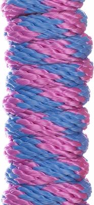 Show full view: Equinavia Stella Poly Snap Horse Lead Rope, Light Blue/Pink slide 4 of 4
