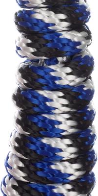 Show full view: Equinavia Stella Poly Snap Horse Lead Rope, Blue/Black/White slide 4 of 4