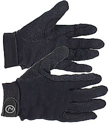 Horze Basic Polygrip Horse Riding Gloves, Black, X-Large
