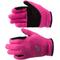 Show in main carousel: Horze Kids Fleece Horse Riding Gloves, Deep Coral Pink, 6 slide 1 of 6