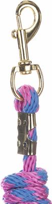 Show full view: Equinavia Stella Poly Snap Horse Lead Rope, Light Blue/Pink slide 2 of 4