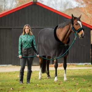Equinavia Stella Poly Snap Horse Lead Rope, Hunter Green, 8-ft