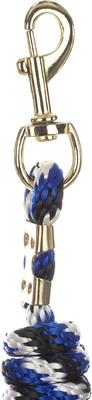 Show full view: Equinavia Stella Poly Snap Horse Lead Rope, Blue/Black/White slide 2 of 4