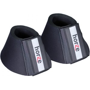 Horze Pro Bell Horse Boots, Black, Large