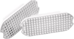 Horze Rubber Horse Stirrup Pads, White, 4.25-in