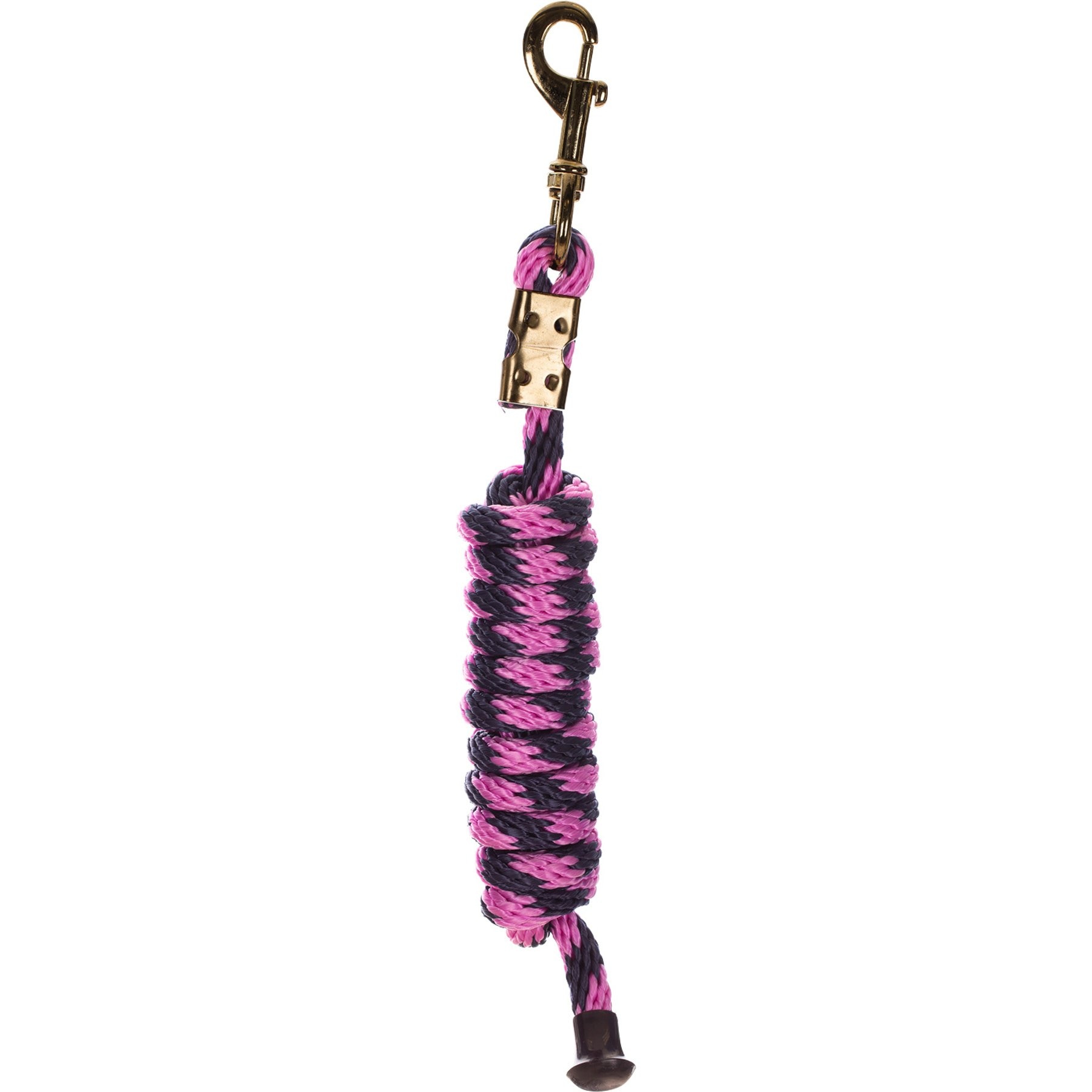 Equinavia Stella Poly Snap Horse Lead Rope, Navy/Bright Pink, 8-ft