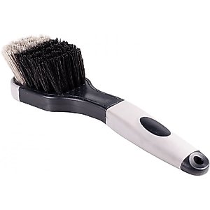 Horze Soft Grip Horse Bucket Brush, Black