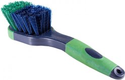 Horze Soft Grip Horse Bucket Brush, Dark Blue