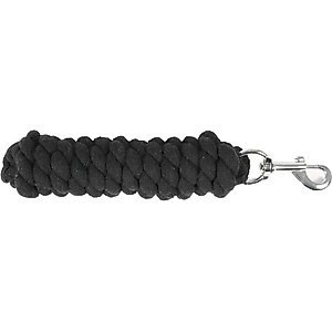 Horze Basic Cotton Horse Lead Rope, Black