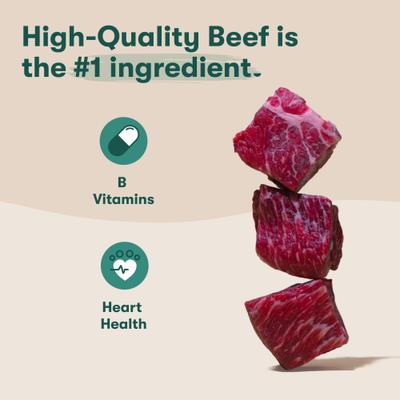 Show full view: Jinx Beef & Cheese Layers Jerky Dog Treats, 5-oz bag slide 3 of 11