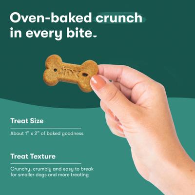 Show full view: Jinx Salmon Bone Broth Biscuits Crunchy Dog Treats, 16-oz bag slide 9 of 11