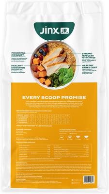 Show full view: Jinx Jr Whole Grain Chicken Recipe Natural Dry Puppy Food, 30-lb bag slide 10 of 11