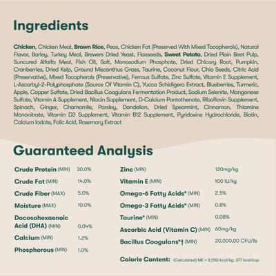 Show full view: Jinx Jr Whole Grain Chicken Recipe Natural Dry Puppy Food, 30-lb bag slide 9 of 11