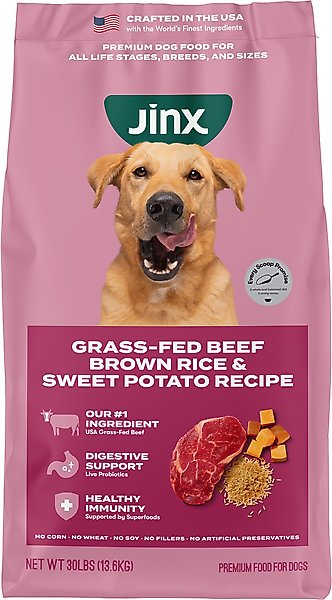 Jinx Beef, Brown Rice & Sweet Potato ALS Kibble Dog Dry Food