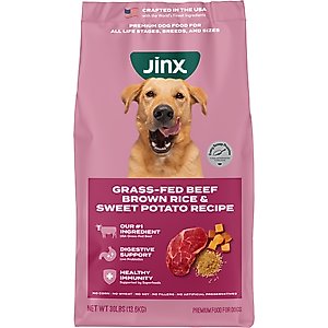 Jinx Beef, Brown Rice & Sweet Potato ALS Kibble Dog Dry Food, 30-lb bag