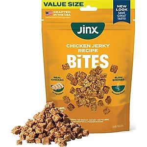 Jinx Chicken Bites Jerky Dog Treats, 15-oz bag