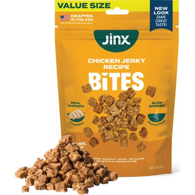 Jinx Jinx Chicken Bites Jerky Dog Treats, 15-oz bag