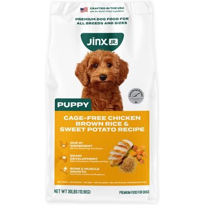 Jinx Jinx Jr Whole Grain Chicken Recipe Natural Dry Puppy Food, 30-lb bag