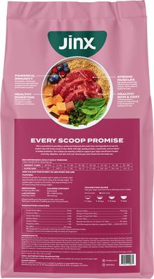 Show full view: Jinx Beef, Brown Rice & Sweet Potato ALS Kibble Dog Dry Food, 30-lb bag slide 10 of 13