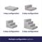 Show in main carousel: Frisco Modular Foam Cat & Dog Stairs, Gray, 4-step slide 3 of 9