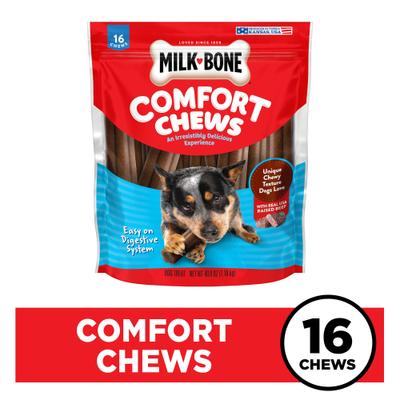 Show full view: Milk-Bone Comfort Chews Real Beef Dog Treats, 16 count slide 3 of 11