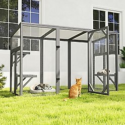 Coziwow Catio Outdoor Cat Playpen, Grey