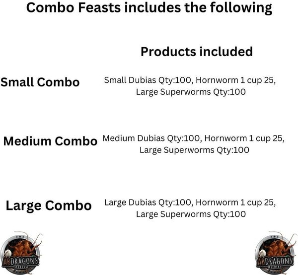 Show full view: ABDragons Dubia Roach Hornworm & Superworm Live Feeder Combo Reptile Food, Medium slide 4 of 10