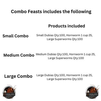 Show full view: ABDragons Dubia Roach Hornworm & Superworm Live Feeder Combo Reptile Food, Medium slide 4 of 10