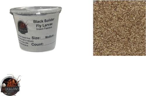 Show full view: ABDragons Live Black Soldier Flies Reptile, Bird, Fish & Small Pet Food, Medium, 50 count slide 4 of 4
